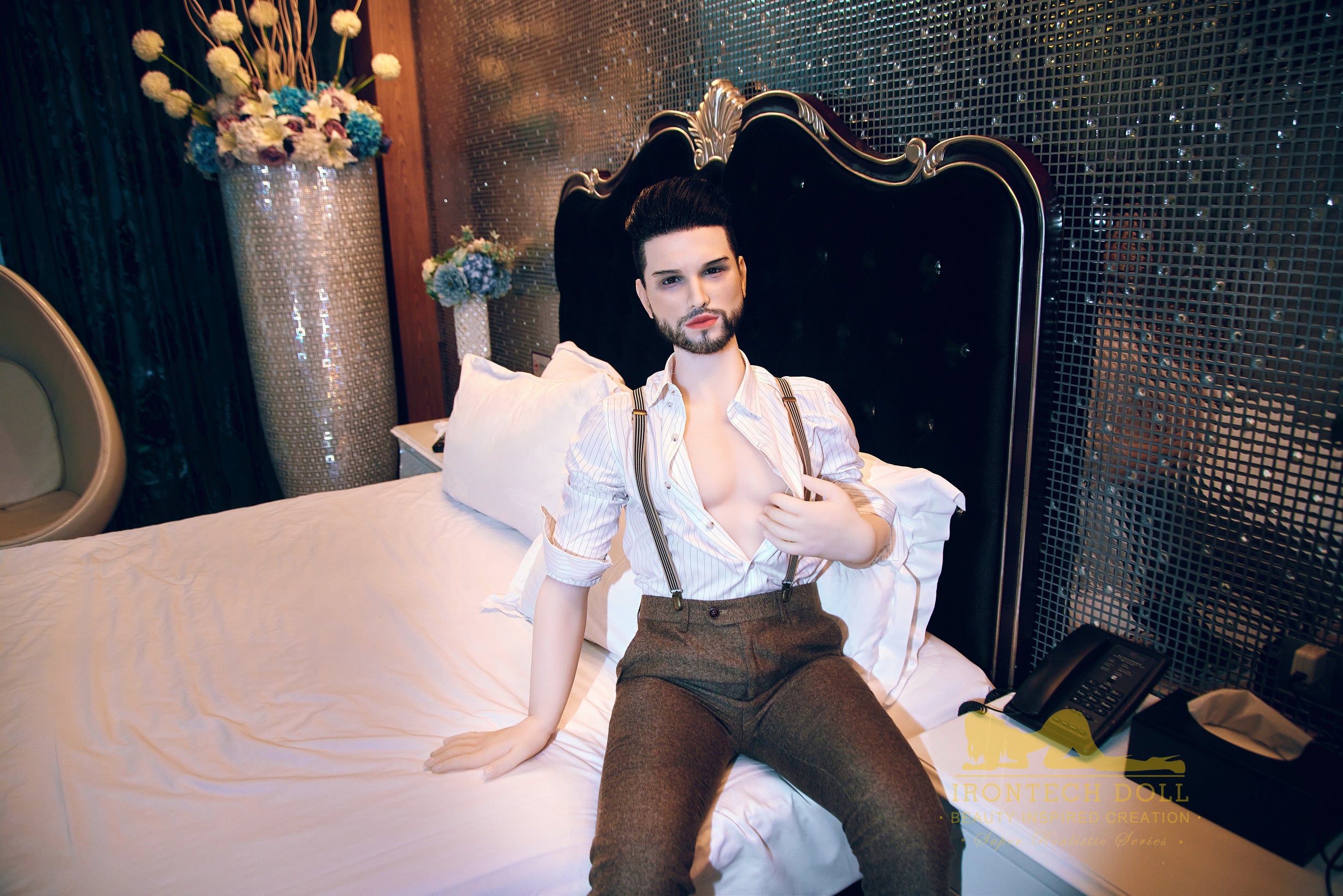 IronTech | Keith - 5Ft 4/162cm Male Sex Doll With Silicone Head-DreamLoveDoll