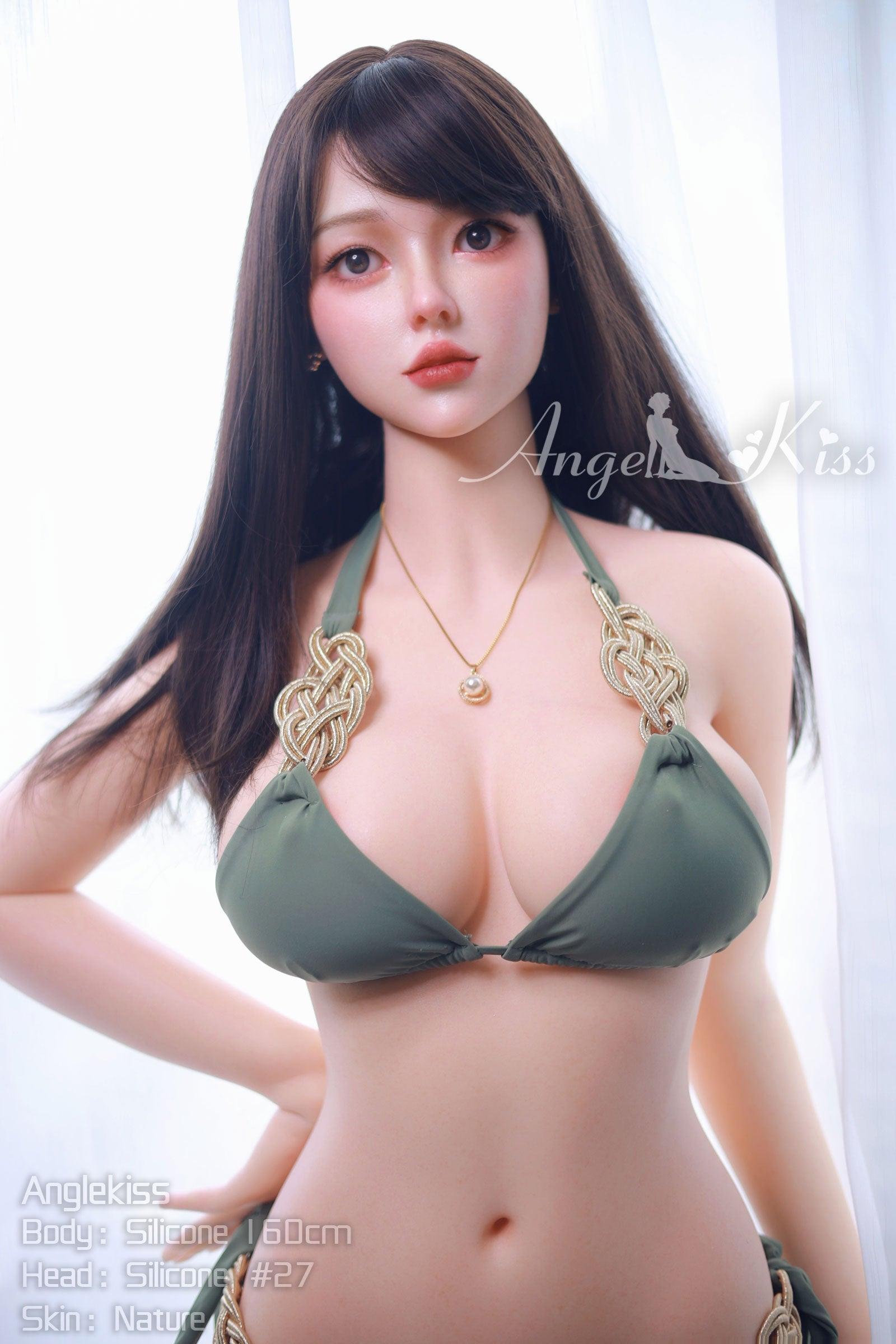 Angel Kiss | 160cm D-Cup Silicone Asian Sex Doll - Aki-DreamLoveDoll