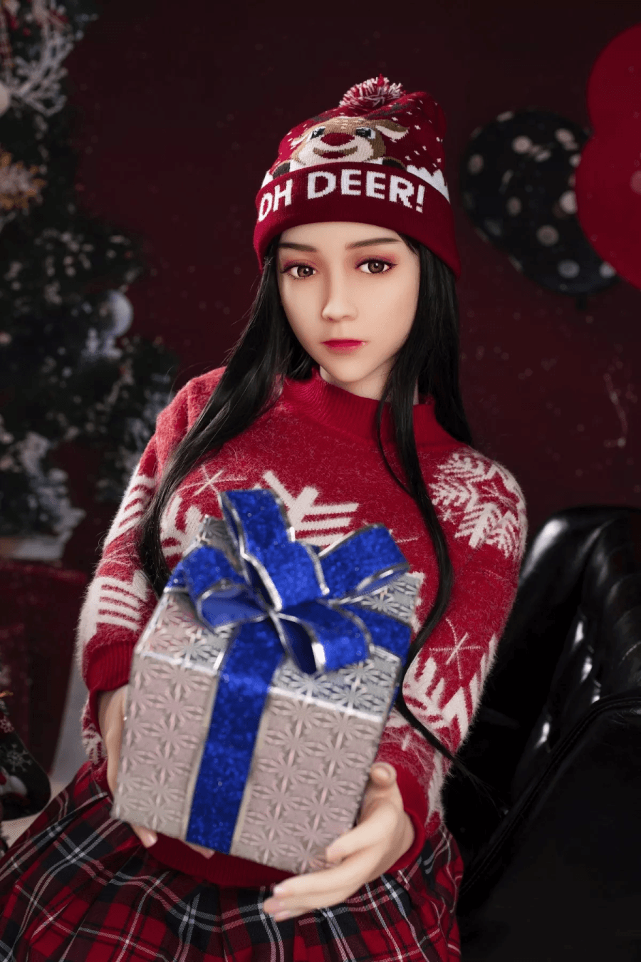 5ft 4(163cm) Christmas Style Sex Doll - MiMi( In Stock US )-DreamLoveDoll