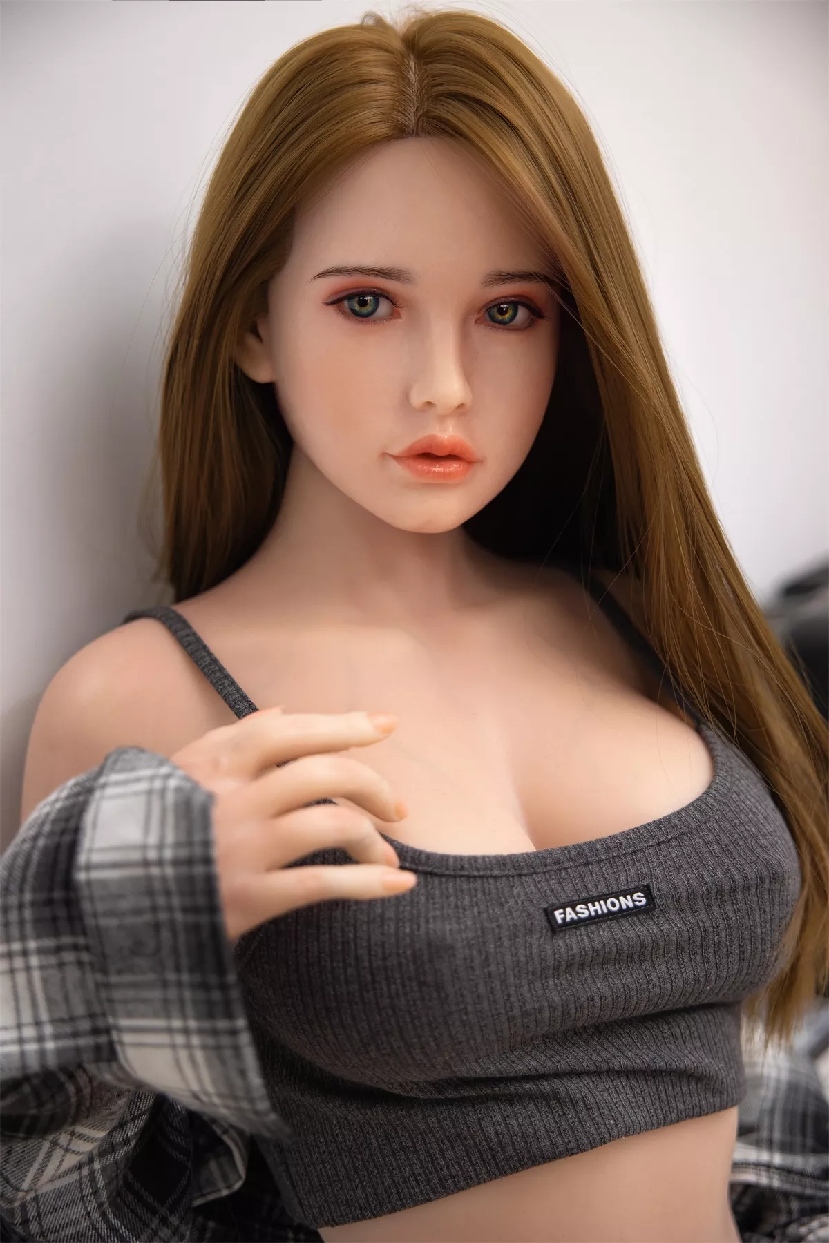Clover - Big Boobs Sexy Realistic Silicone Sex Doll With Blonde Hair (5 Sizes)-DreamLoveDoll