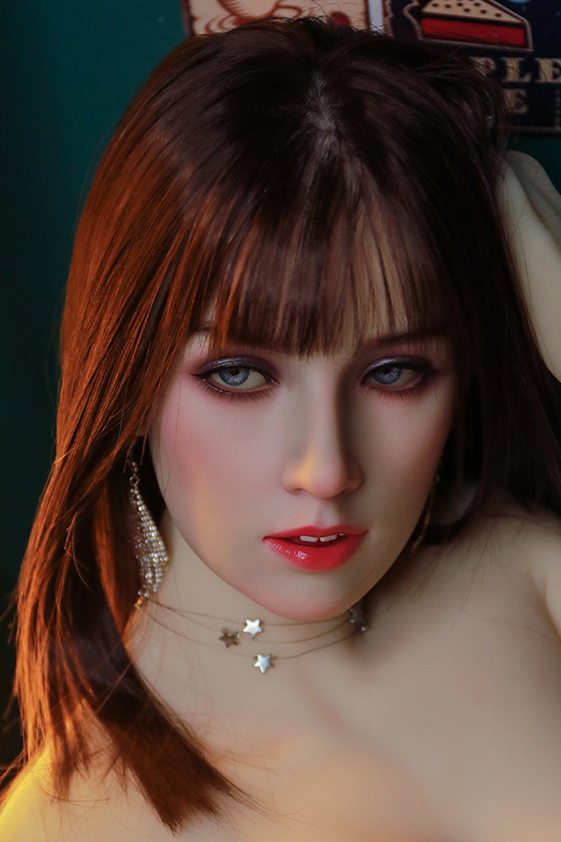 Jessy - 5ft7 (170cm) Big Breasts Mature Realistic Silicone Sex Doll With Straight Hair(5 Sizes)-DreamLoveDoll