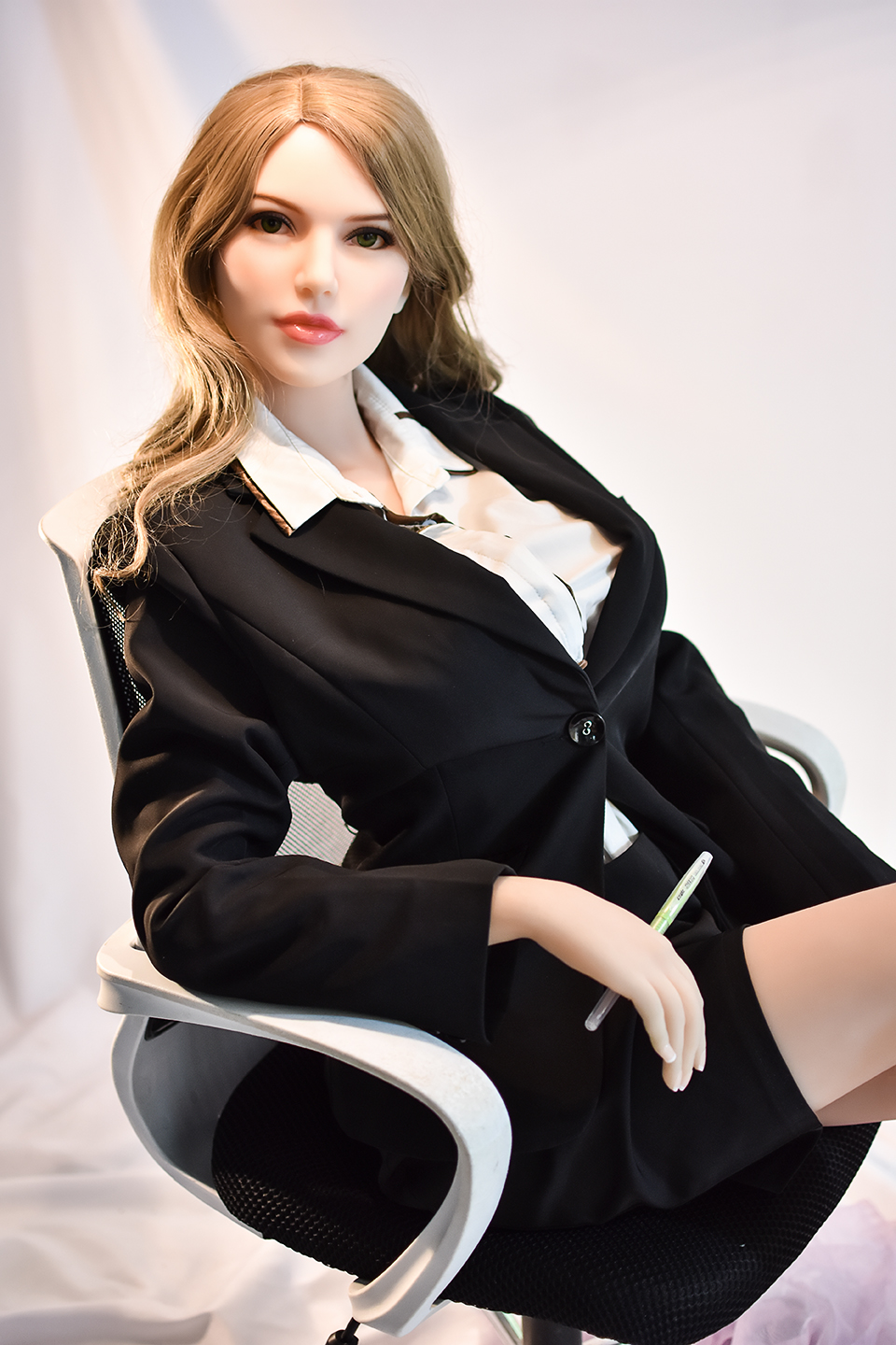 6YE | Antia - 5ft5/165cm Big Boobs Blonde OL Sex Doll-DreamLoveDoll