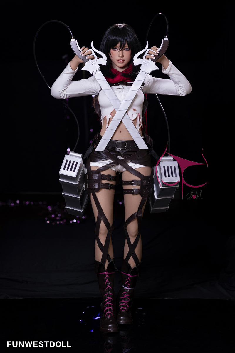 FUNWEST®Chloe 159cm(5.2') 035# A-CUP TPE (No.2817)-DreamLoveDoll