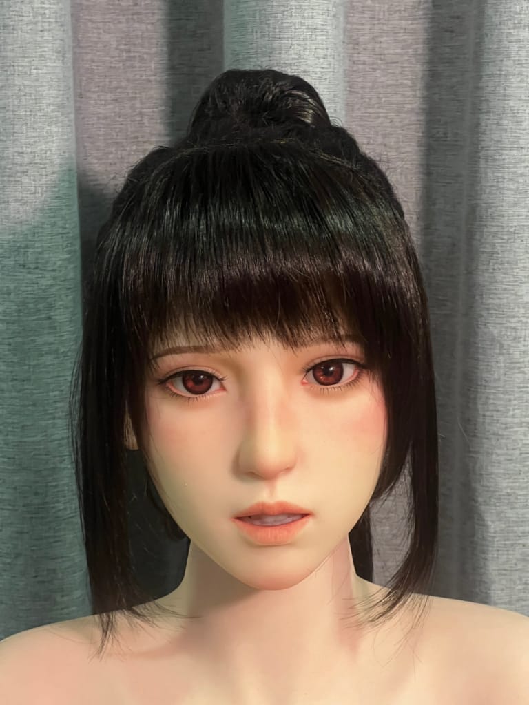 ZELEX® Astra 155cm(5.1') GE108#-2 C-Breasts Full Silicone Sex Doll With Movable Jaw Teeth Fixed Tongue (NO.2479)-DreamLoveDoll