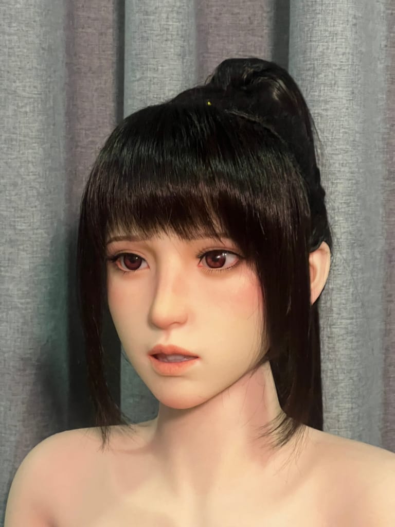 ZELEX® Astra 155cm(5.1') GE108#-2 C-Breasts Full Silicone Sex Doll With Movable Jaw Teeth Fixed Tongue (NO.2479)-DreamLoveDoll