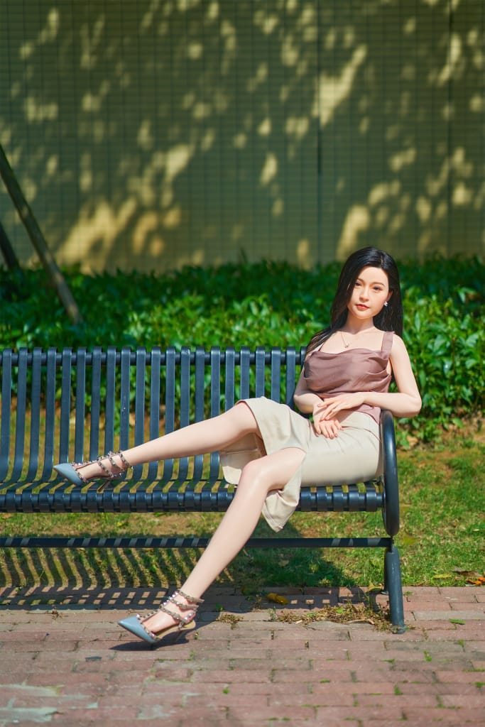 ZELEX® Merrin 165cm(5.4') GE77# F-CUP Full Silicone Sex Doll Love Doll (NO.2495)-DreamLoveDoll