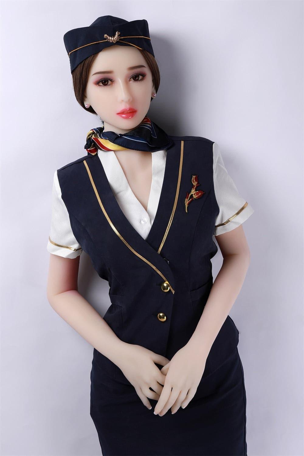 163cm (5' 4") D-Cup Mature Airline Stewardess Sex Doll - Hulda-DreamLoveDoll