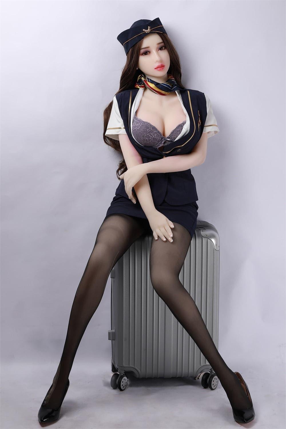 163cm (5' 4") D-Cup Mature Airline Stewardess Sex Doll - Hulda-DreamLoveDoll