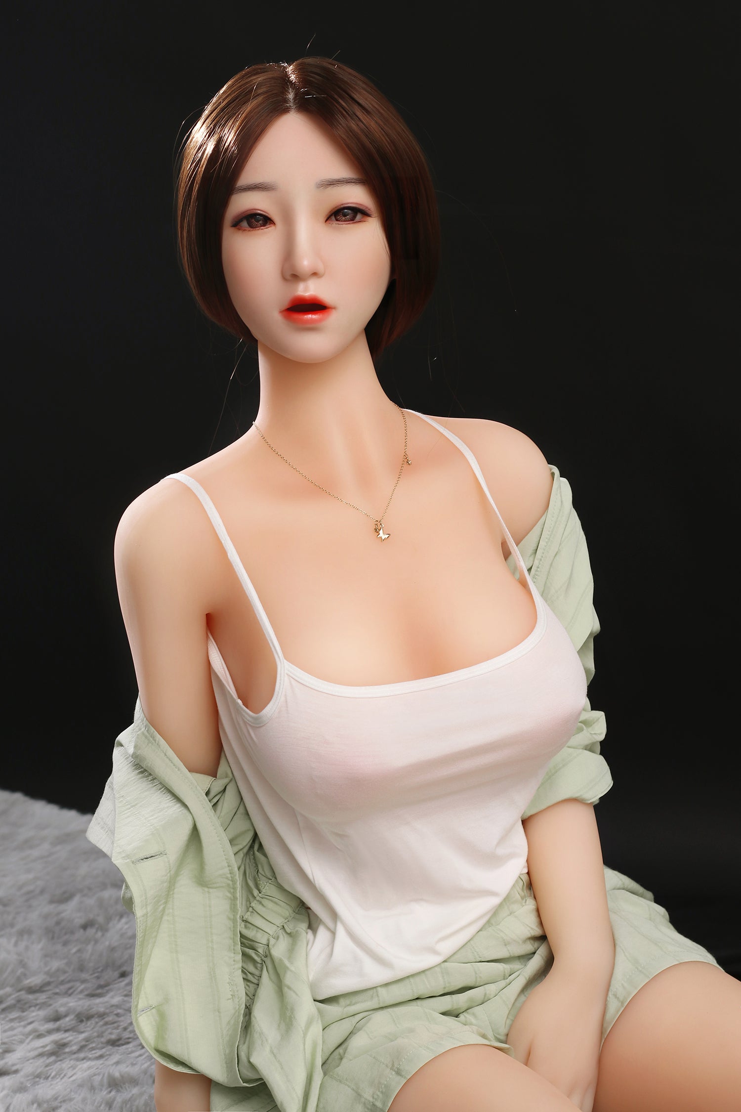 SY Doll | 158cm/5ft2 Korean Realistic Sex Doll with Silicone Head - Serena-DreamLoveDoll