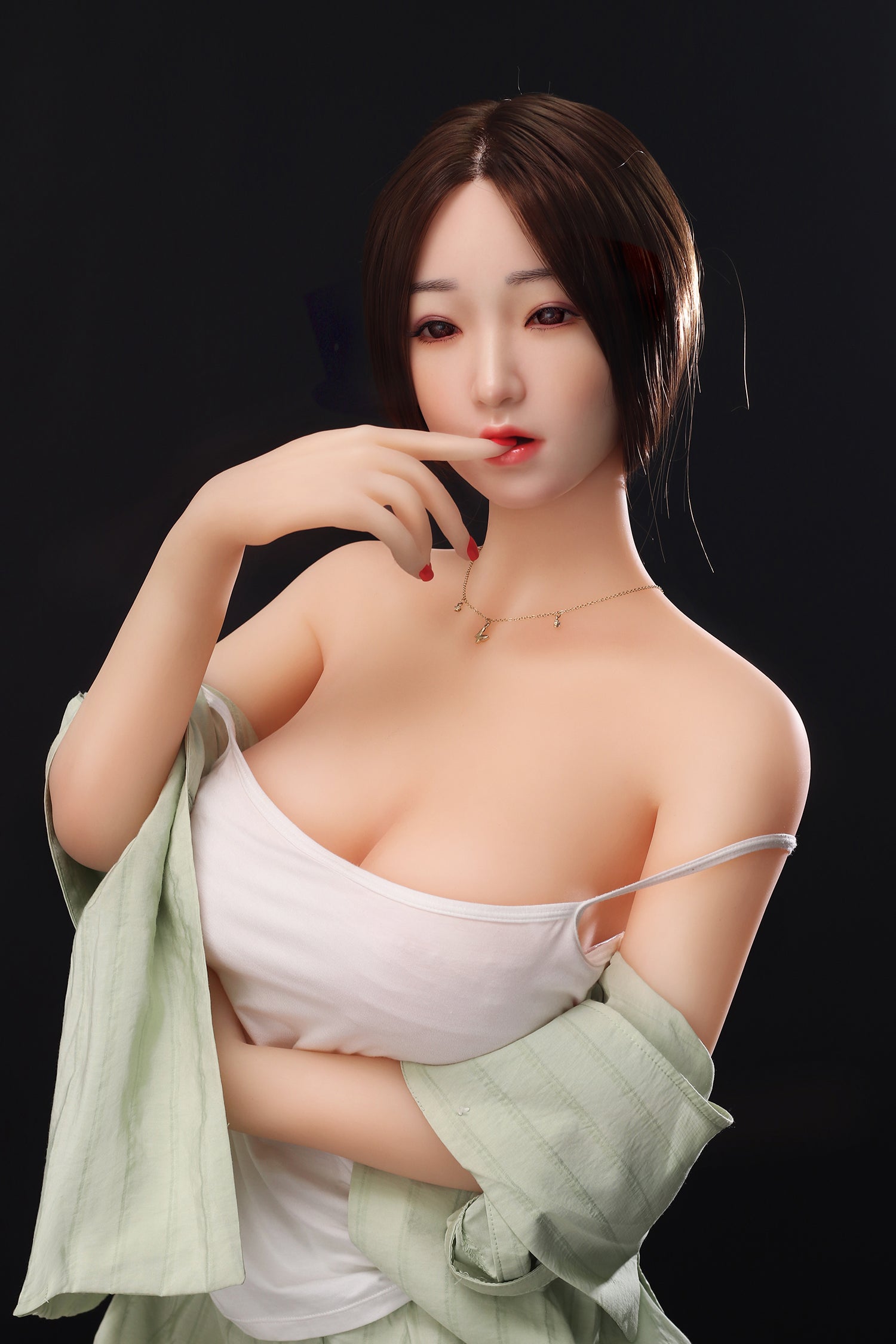 SY Doll | 158cm/5ft2 Korean Realistic Sex Doll with Silicone Head - Serena-DreamLoveDoll