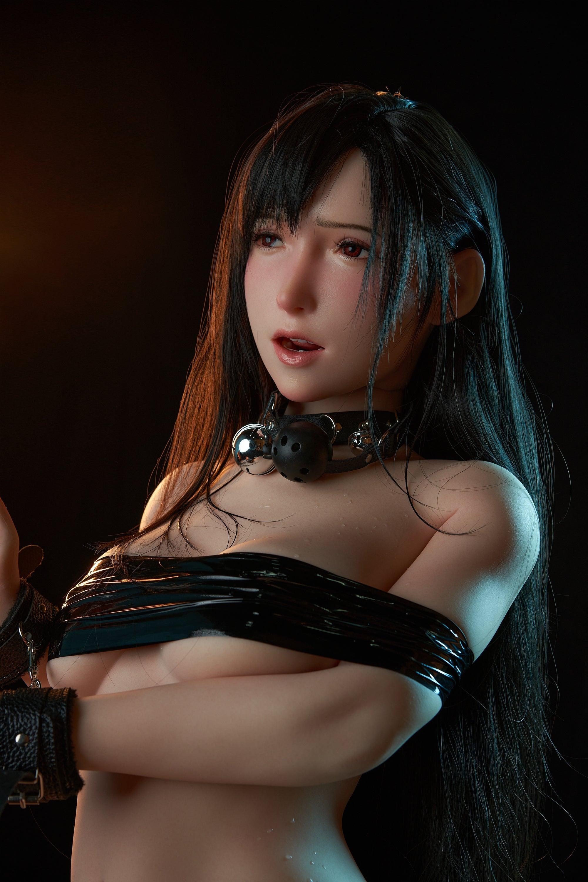 Game Lady | 5ft 5/167cm Asian Style Realistic Sex Doll (Movable Mouth) - Tifa-DreamLoveDoll