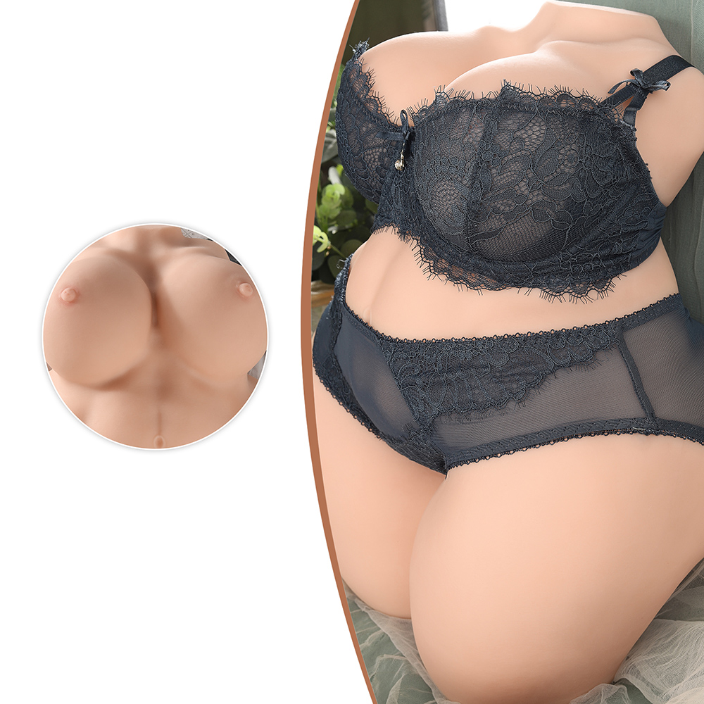 Elma - 42cm/16.5lb Torso Sex Doll (In Stock US)-DreamLoveDoll