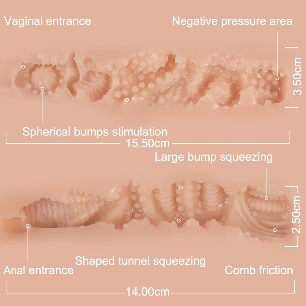 He Mengsha - 17.2in Sex Doll Torso (In Stock US)-DreamLoveDoll