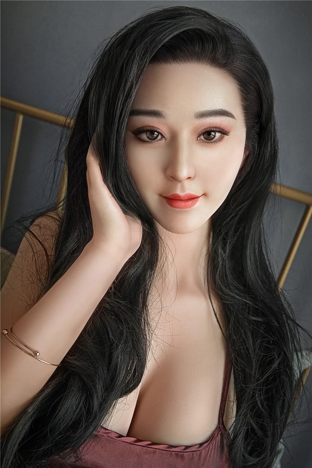 168cm (5' 6") F-Cup Chinese Celebrity Silicone Head Sex Doll - Mirabelle-DreamLoveDoll