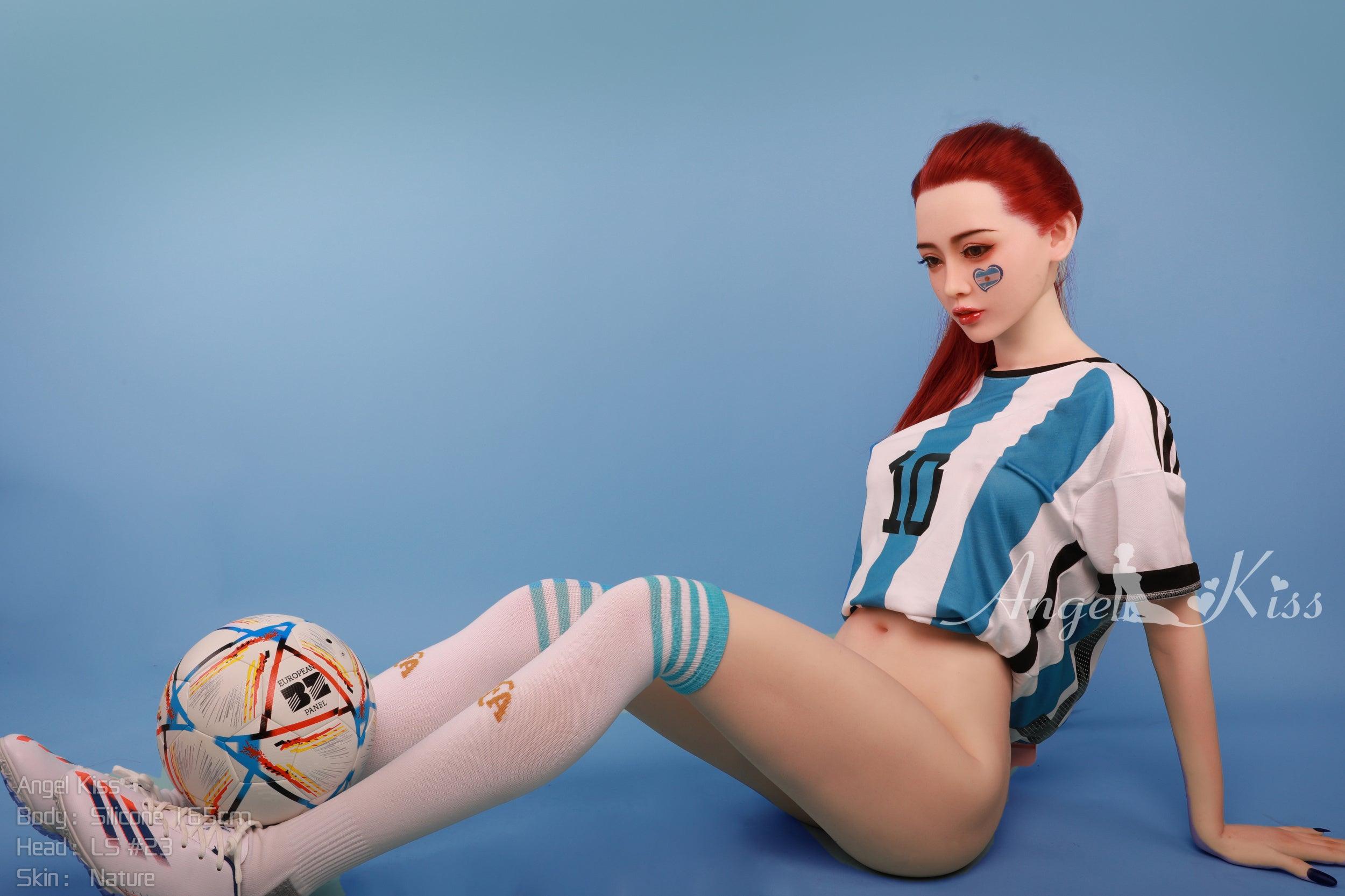 Angel Kiss | 165cm Full Silicone Football Girl Asian Sex Doll -  Sally-DreamLoveDoll