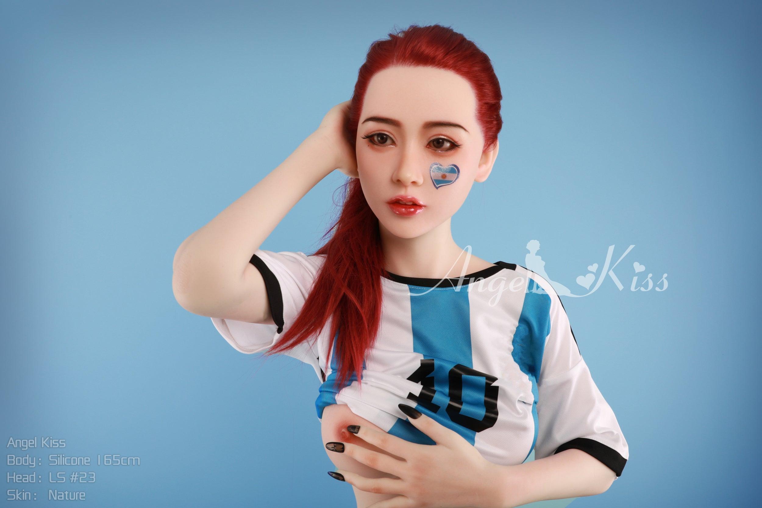 Angel Kiss | 165cm Full Silicone Football Girl Asian Sex Doll - Sally-DreamLoveDoll