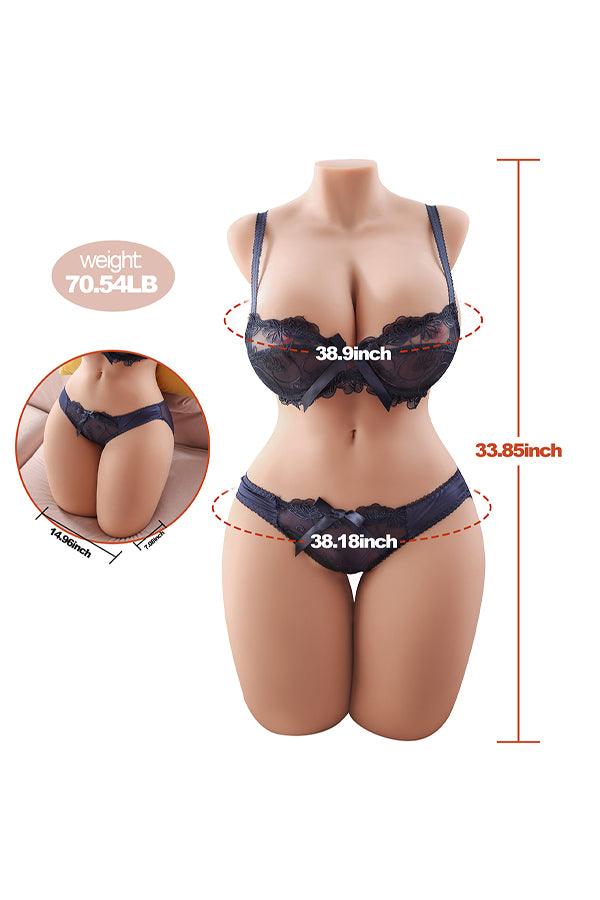 70.54lb Life-size Busty Sex Torso - Mengna (In Stock US )-DreamLoveDoll