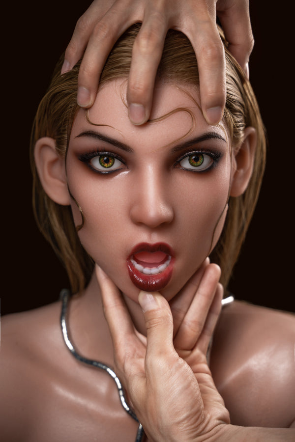 SY Movable Jaw Mature Silicone Head Wanda M4#-DreamLoveDoll