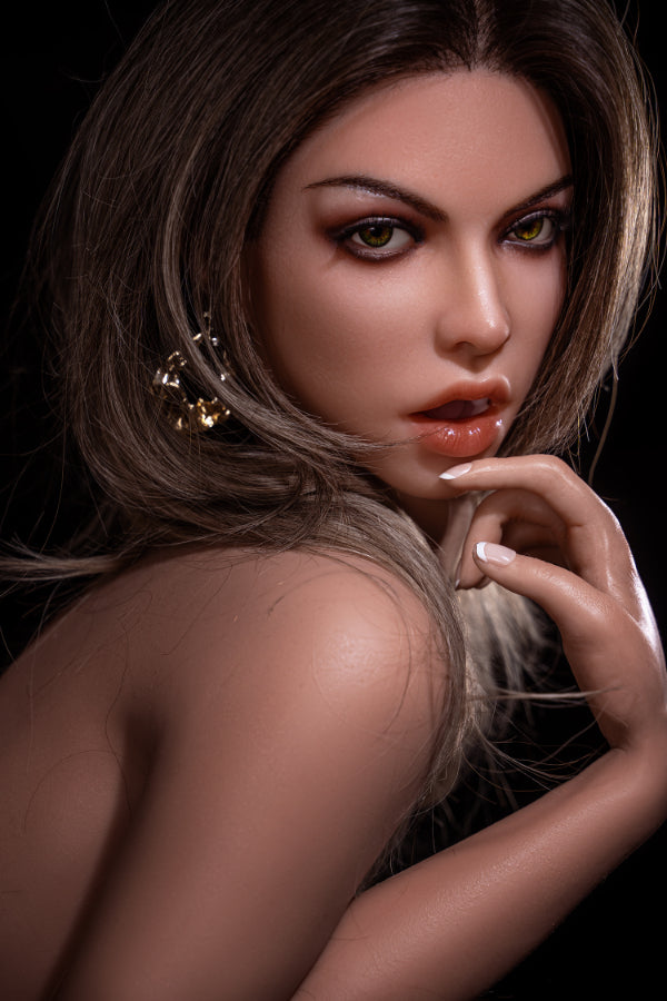 SY Movable Jaw Skinny Silicone Head Arna M1#-DreamLoveDoll