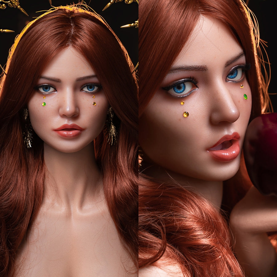 SY Movable Jaw Silicone Head Patricia #M9-DreamLoveDoll