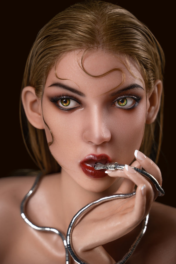 SY Movable Jaw Mature Silicone Head Wanda M4#-DreamLoveDoll