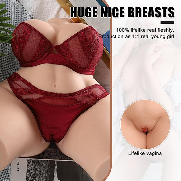 In Stock US | 12.5kg/27.55lb Fat Ass Huge Breasts Sex Torso - Elma-DreamLoveDoll