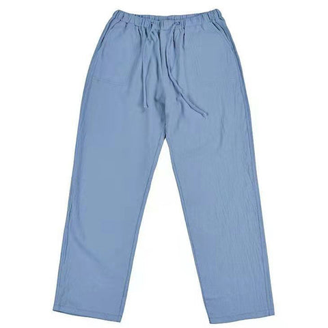Lucisdream Linen leisure trousers for men