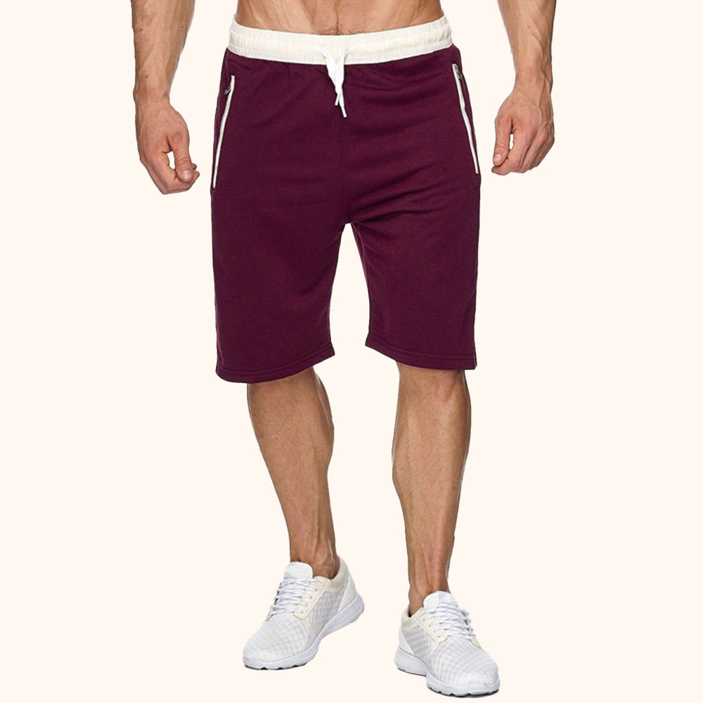 Diggetty Summer Men's Beach Shorts Casual Cotton Shorts Five Point Sports Pants