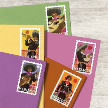 2022 Mariachi Forever First Class Postage Stamps