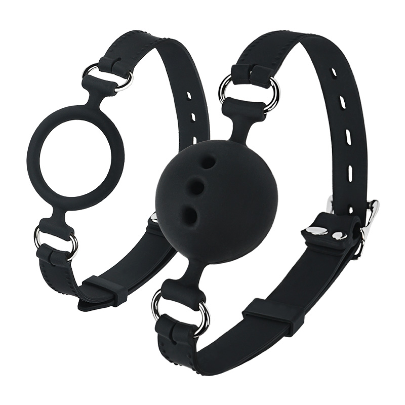 Silicone Ring Gag And Ball Gag 4362