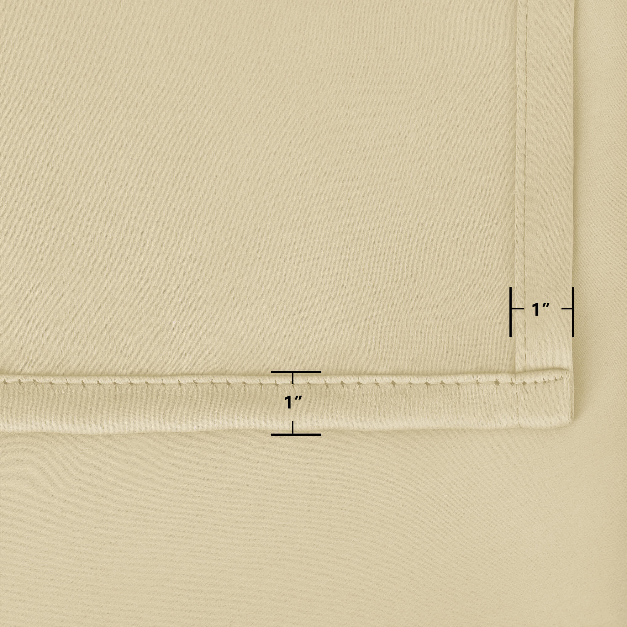 Snowcity Outdoor Curtains Waterproof Tab Top 1 Panel - Dark Beige