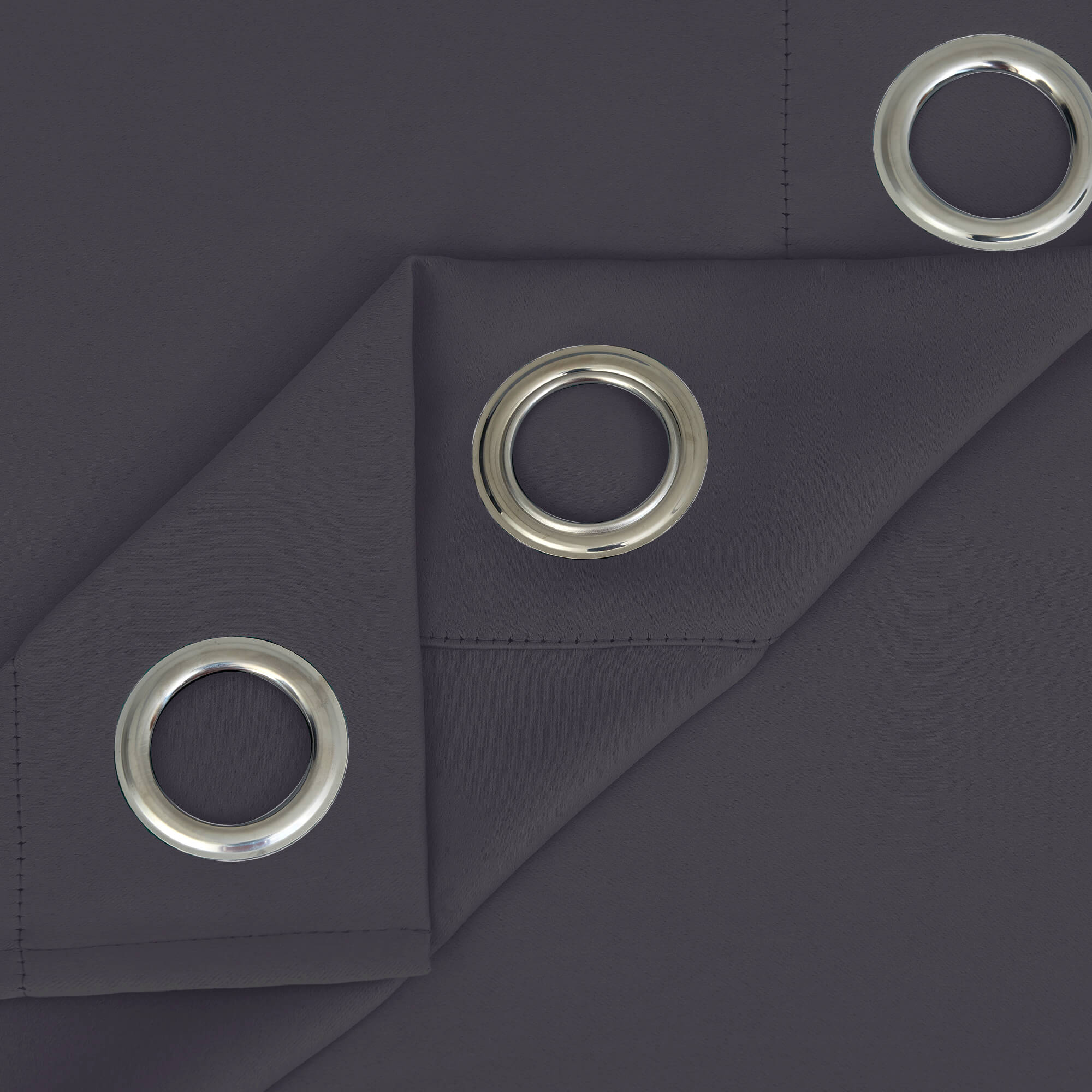 Snowcity Outdoor Curtains Waterproof Grommet Top & Bottom 1 Panel - Grey