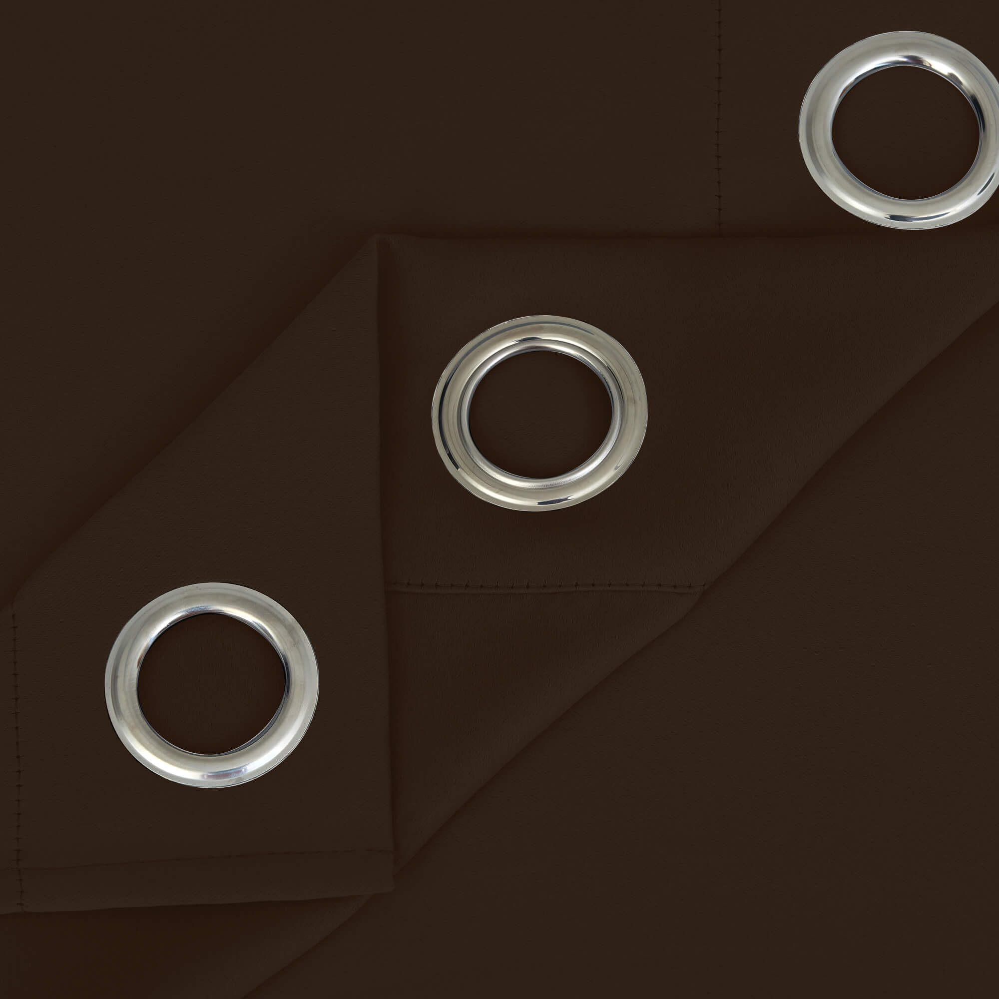 Snowcity Outdoor Curtains Waterproof Grommet Top 1 Panel - Dark Coffee