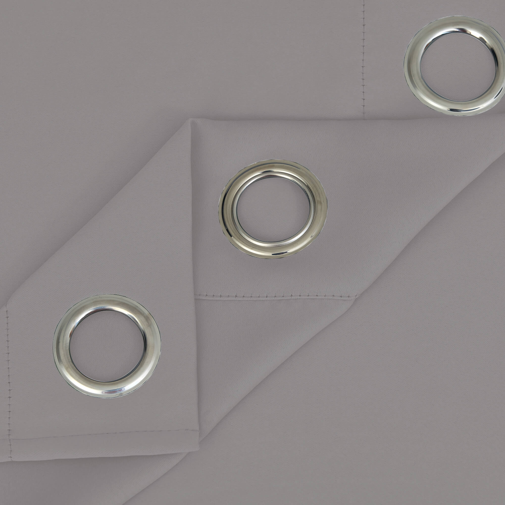 Snowcity Outdoor Curtains Waterproof Grommet Top & Bottom 1 Panel - Light Gray