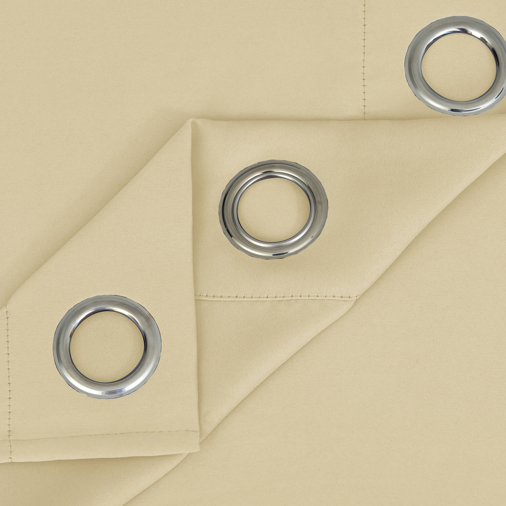 Snowcity Outdoor Curtains Waterproof Grommet Top & Bottom 1 Panel - Dark Beige