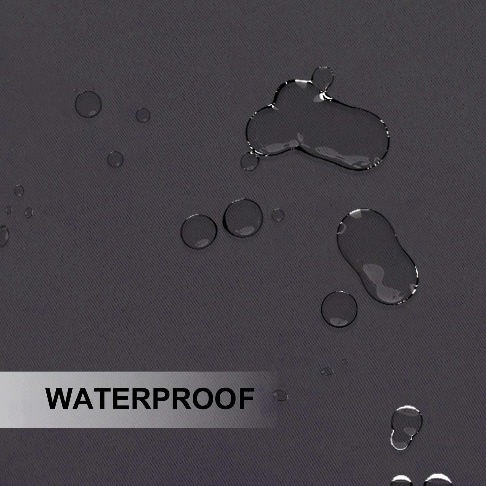 Outdoor Curtains Waterproof Tab Top 1 Panel - Grey