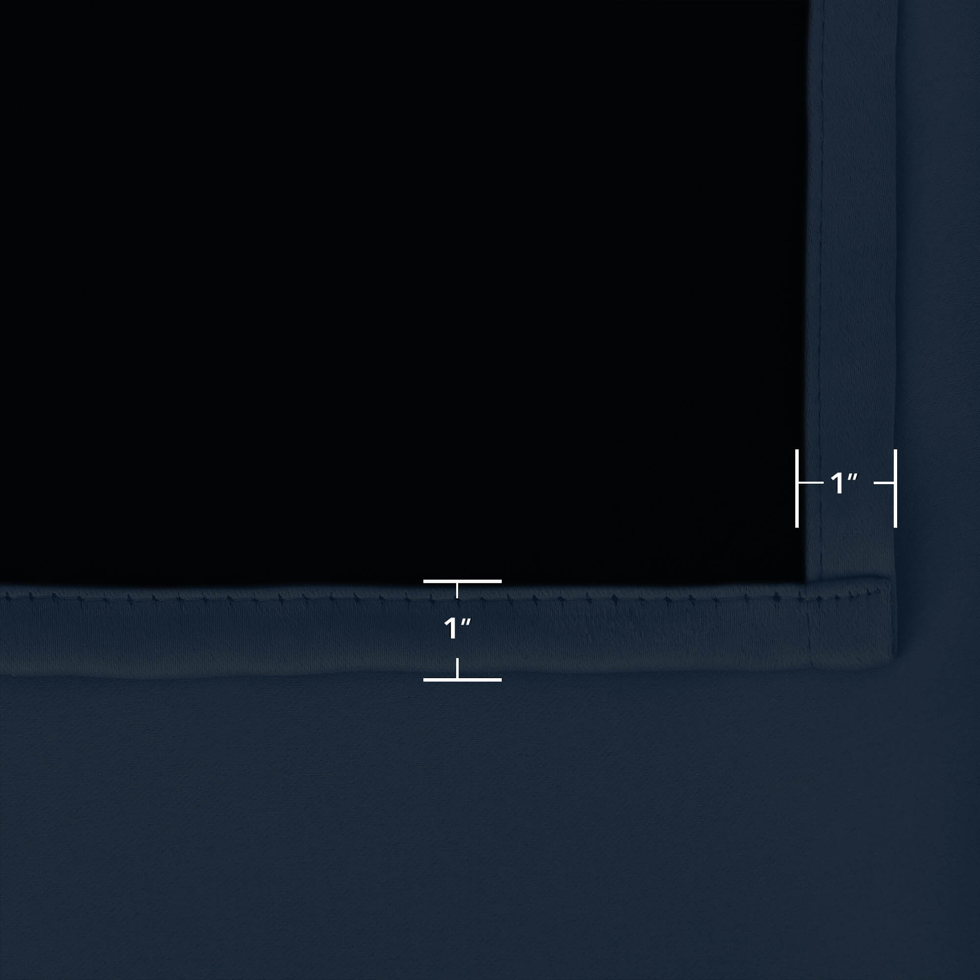 Snowcity Thermal Curtains/Drapes 1 Panel Navy Blue | Waterproof Curtains Grommet/Tab Top | Custom Blackout Curtains