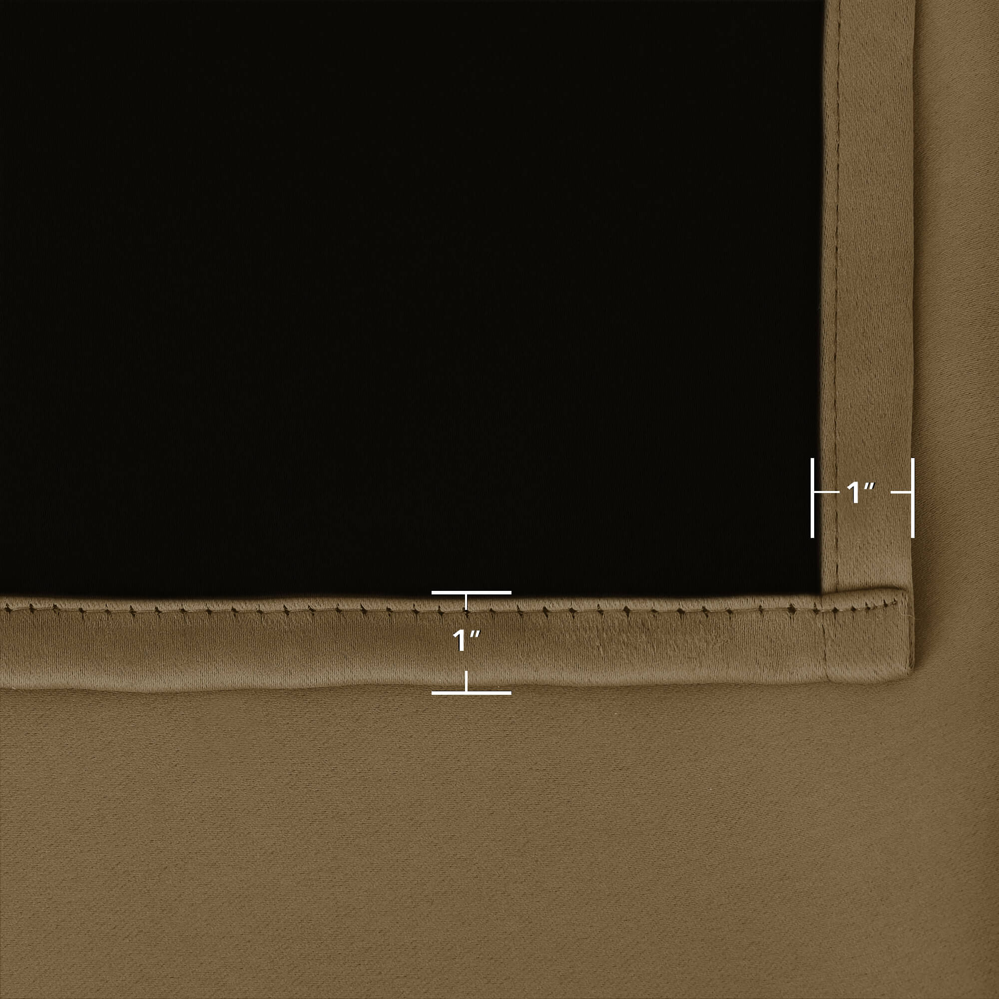 Snowcity Thermal Curtains/Drapes 1 Panel Coffee | Waterproof Curtains Grommet/Tab Top | Custom Blackout Curtains