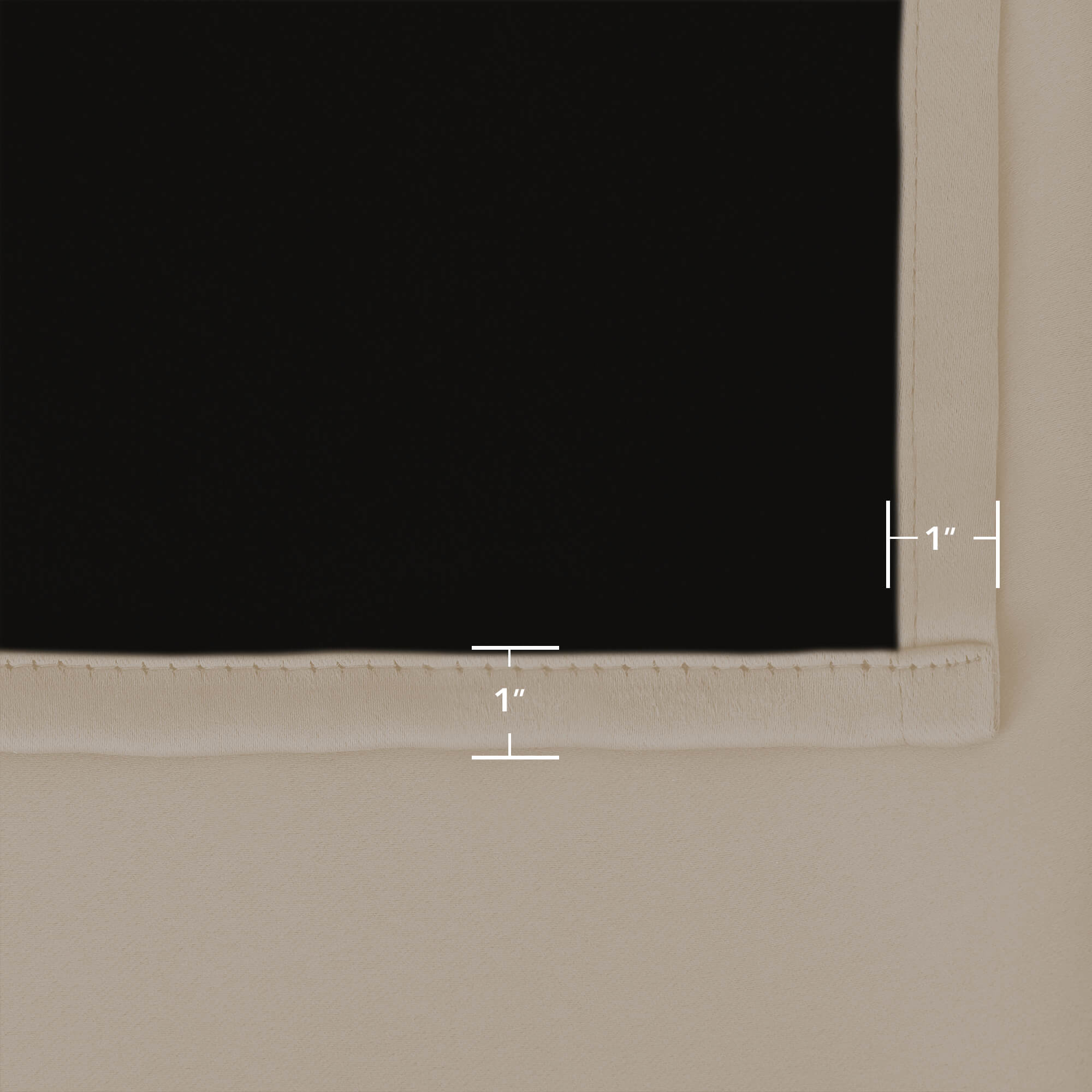 Snowcity Thermal Curtains/Drapes 1 Panel Khaki | Waterproof Curtains Grommet/Tab Top | Custom Blackout Curtains