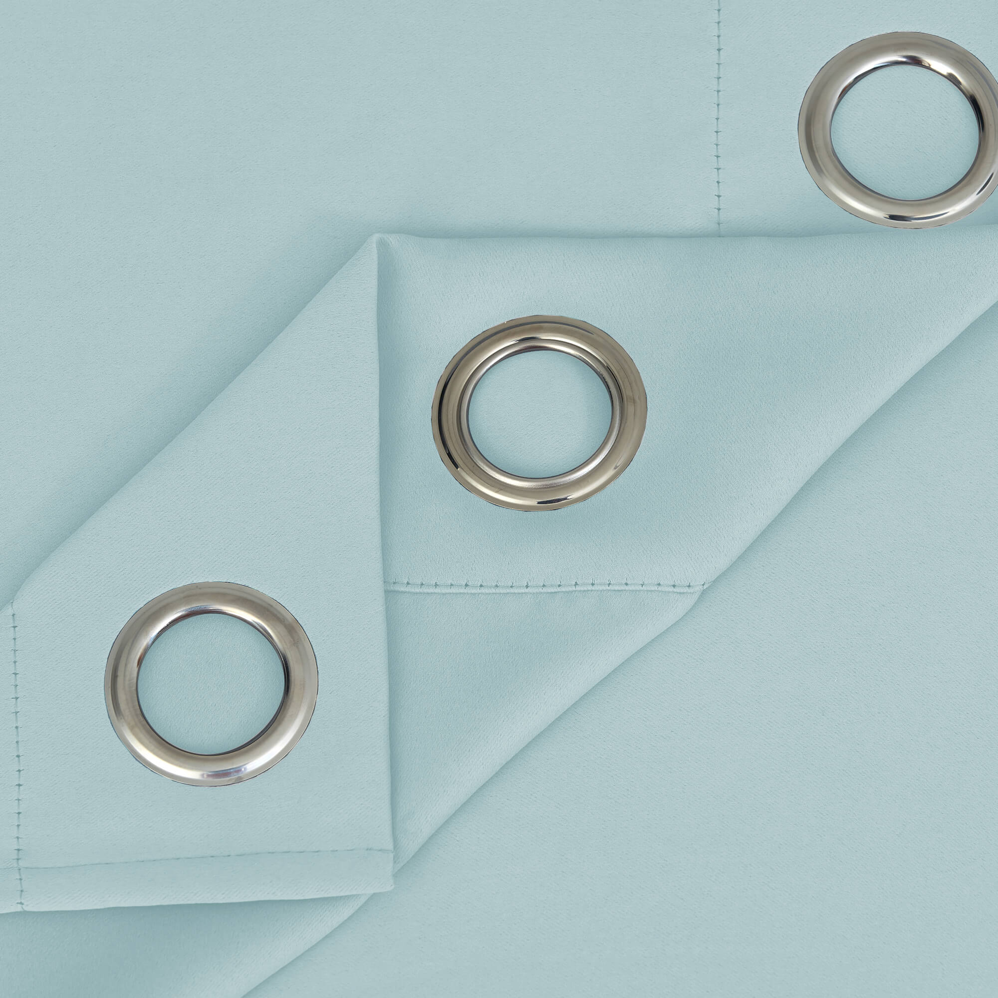 Snowcity Thermal Curtains/Drapes 1 Panel Pale Blue | Waterproof Curtains Grommet/Tab Top | Custom Blackout Curtains