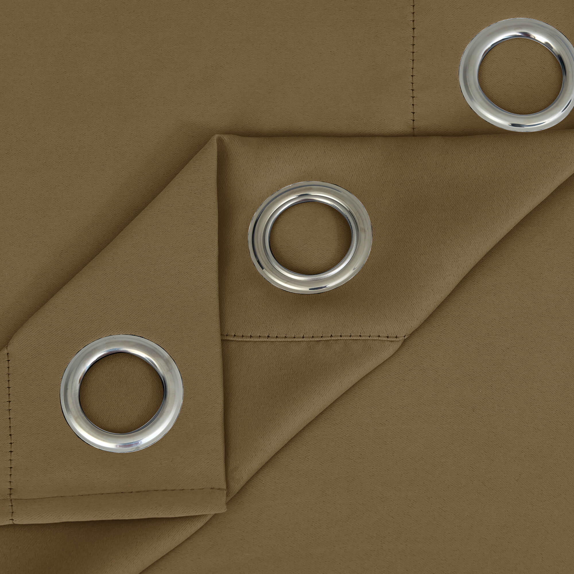 Snowcity Thermal Curtains/Drapes 1 Panel Coffee | Waterproof Curtains Grommet/Tab Top | Custom Blackout Curtains