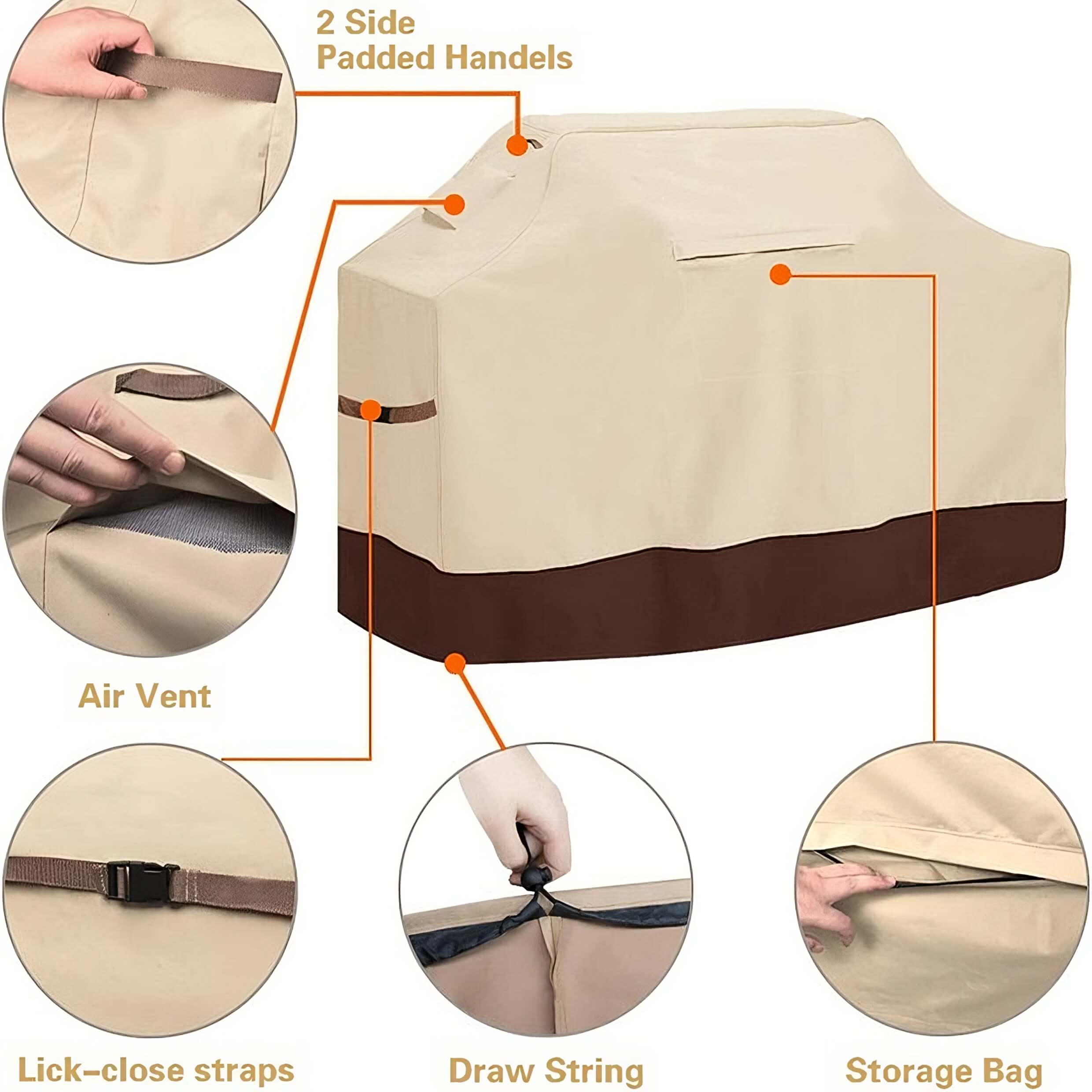 Outdoor Waterproof BBQ Grill Covers