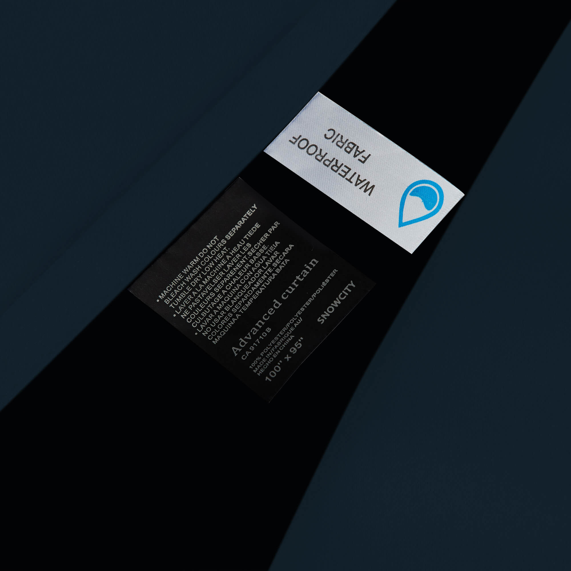 Snowcity Thermal Curtains/Drapes 1 Panel Navy Blue | Waterproof Curtains Grommet/Tab Top | Custom Blackout Curtains