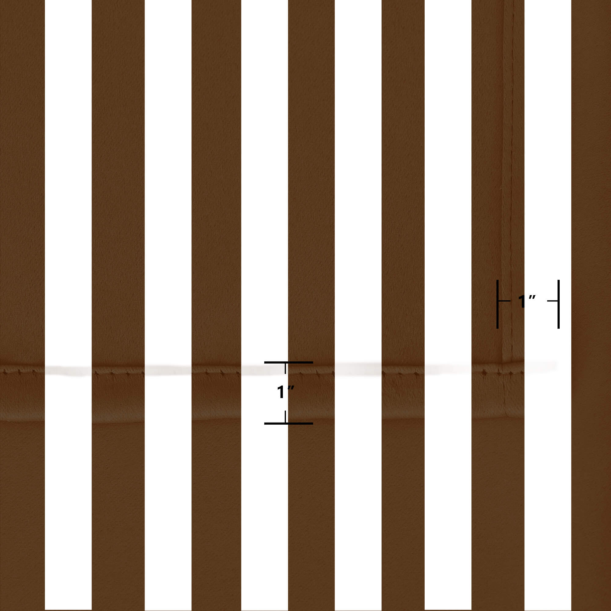 Coffee Stripe Curtains/Drapes 1 Panel | Waterproof Curtains Grommet Top & Bottom | Custom Outdoor Curtains