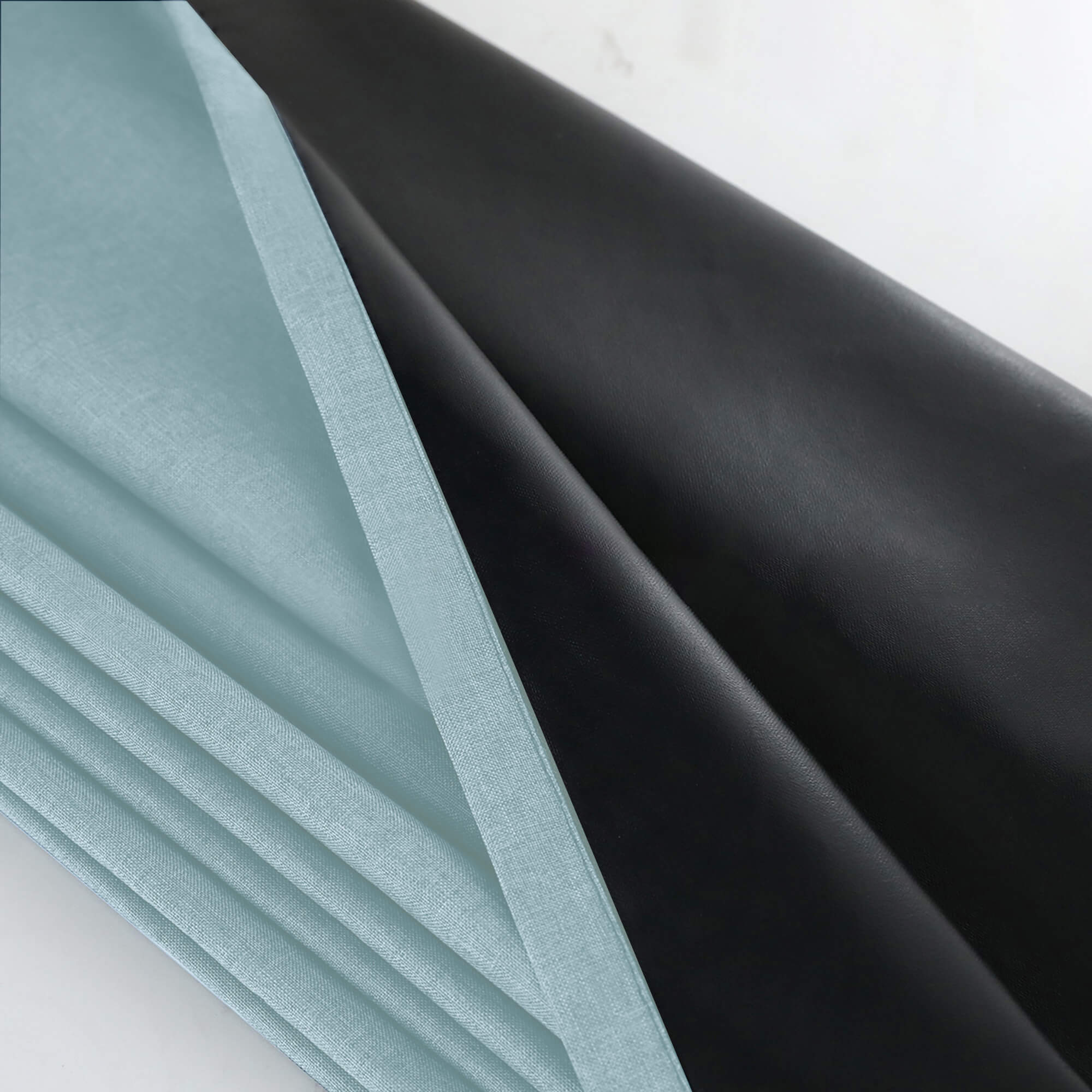 Snowcity Thermal Curtains/Drapes 1 Panel Pale Blue | Waterproof Curtains Grommet/Tab Top | Custom Blackout Curtains