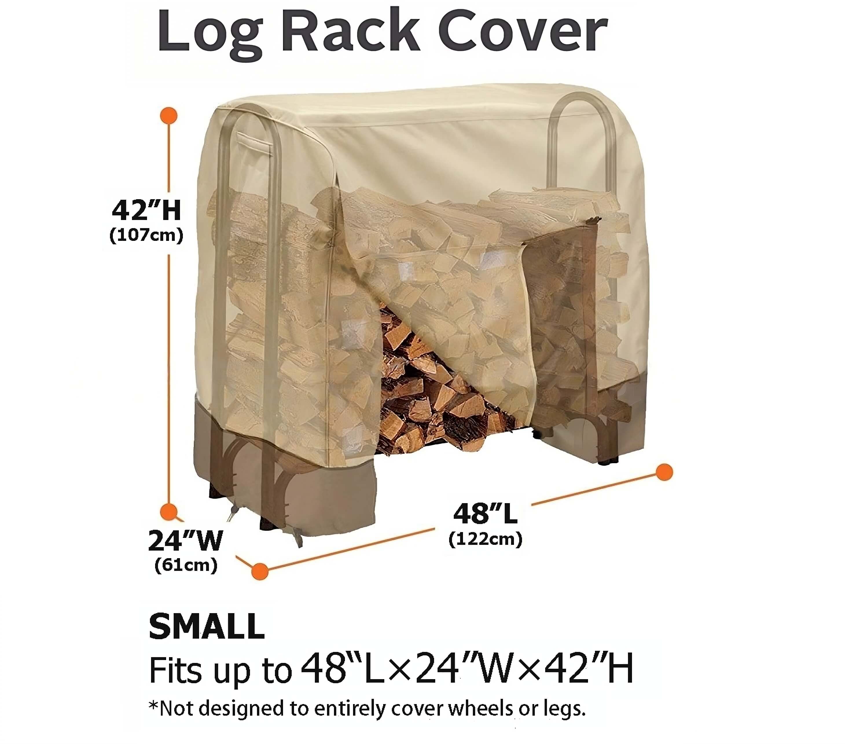 Outdoor Waterproof Firewood Cover