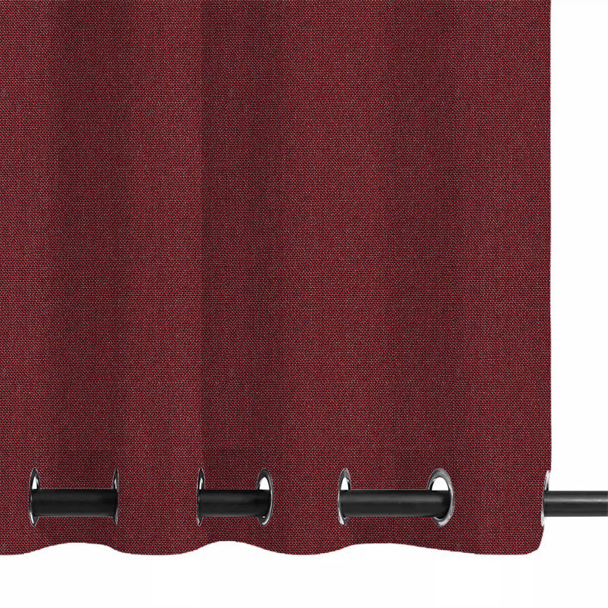 PENGI Outdoor Curtains Waterproof - Blend Oxblood Red