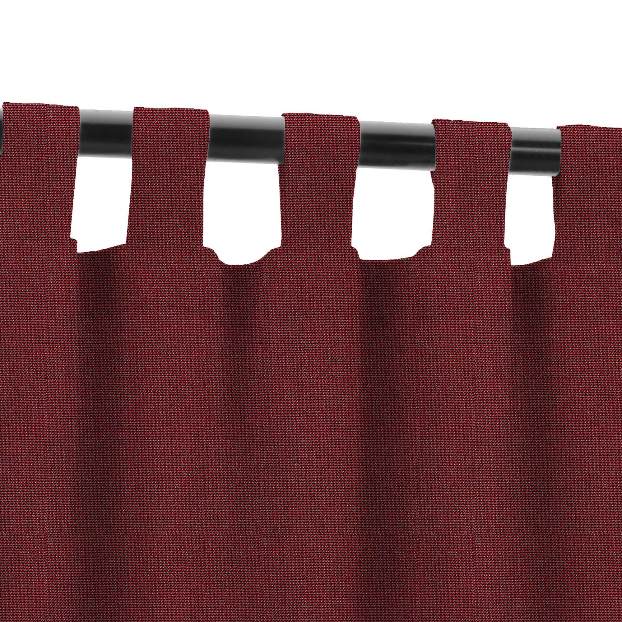 PENGI Outdoor Curtains Waterproof - Blend Oxblood Red