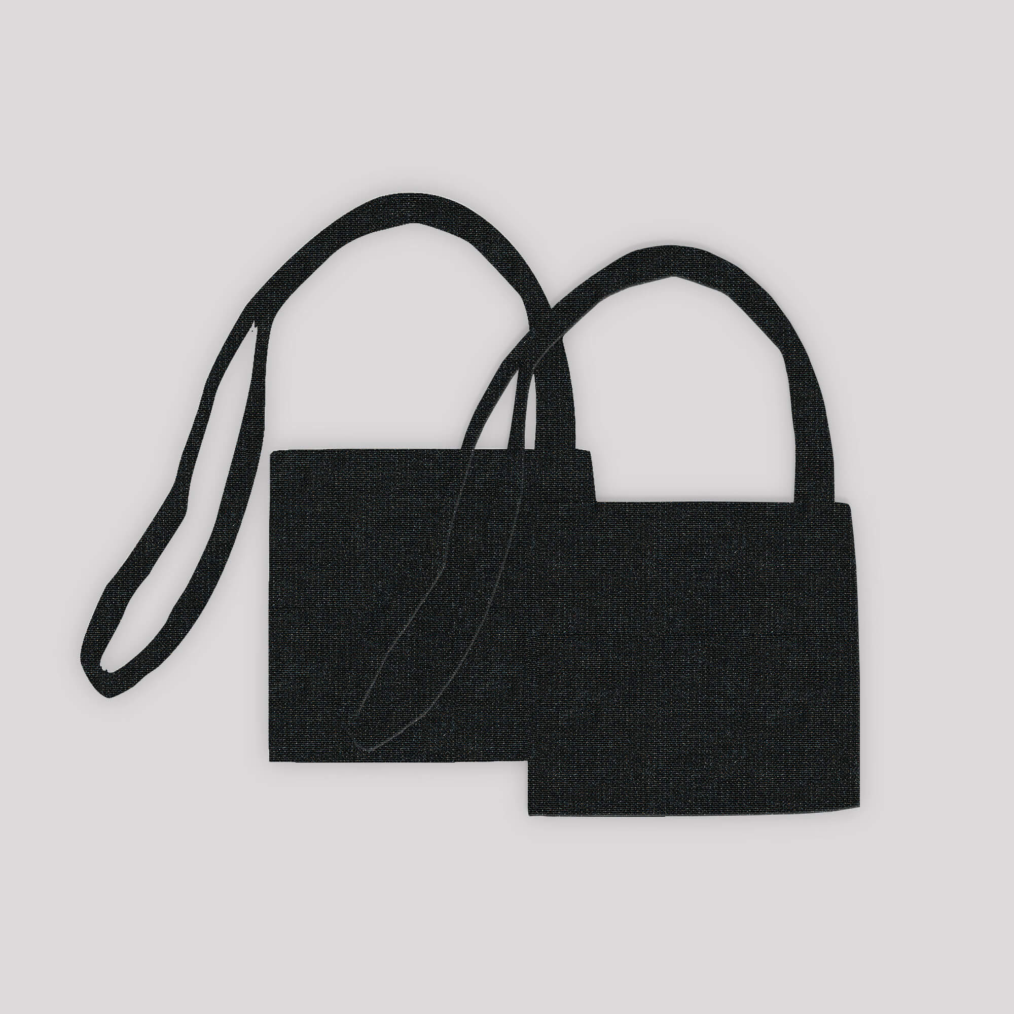 PENGI Outdoor Curtains Waterproof - Blend Black