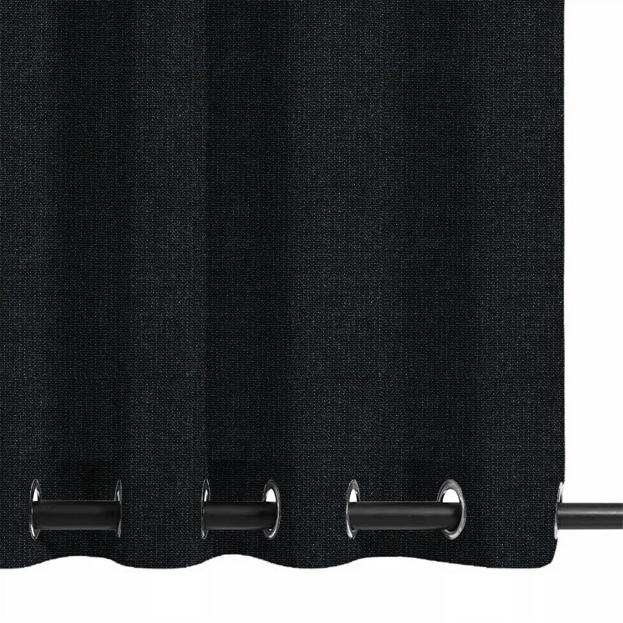 PENGI Outdoor Curtains Waterproof - Blend Black